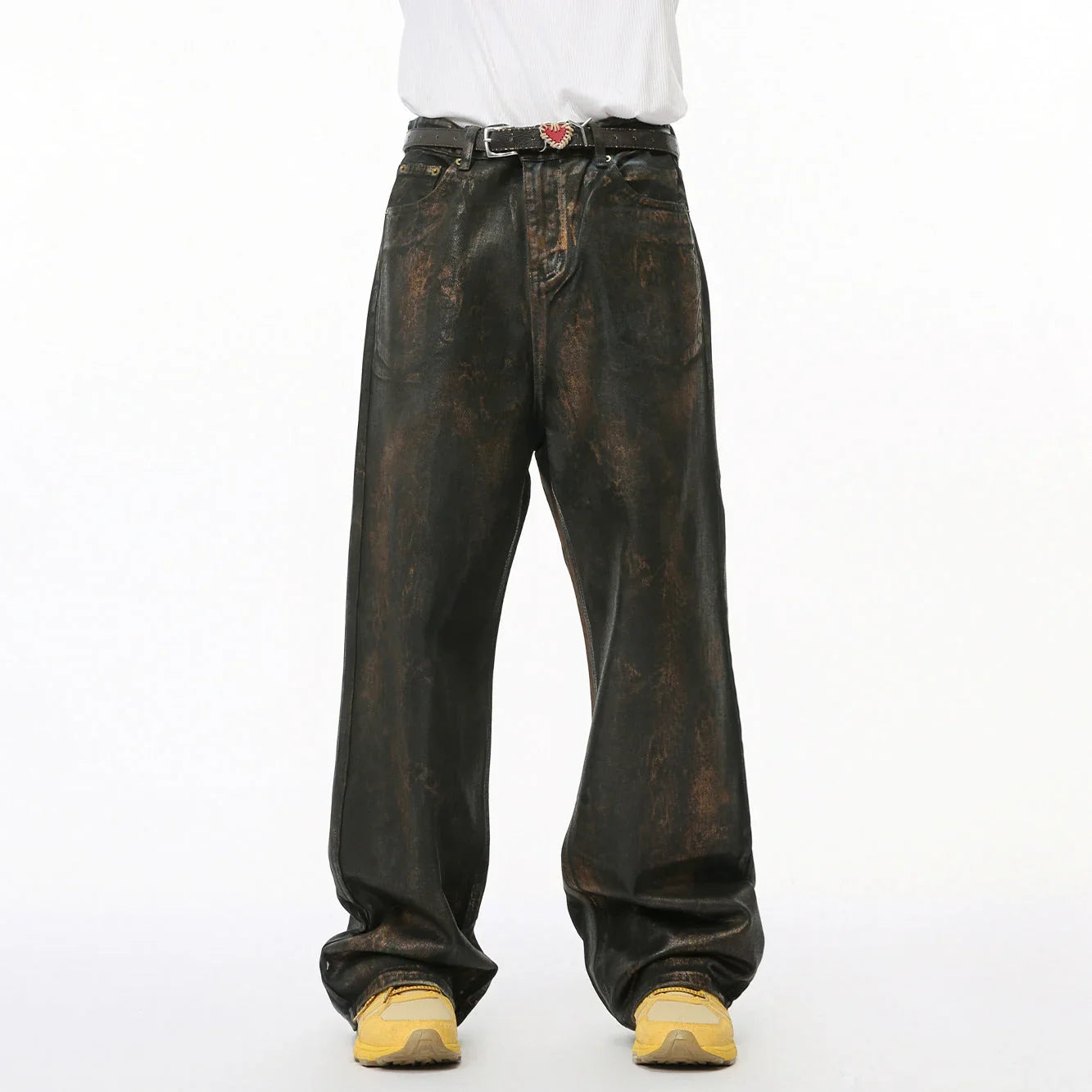 American Street Waste Soil Wind Reverse Pocket Personality Jeans Tide - VAleG