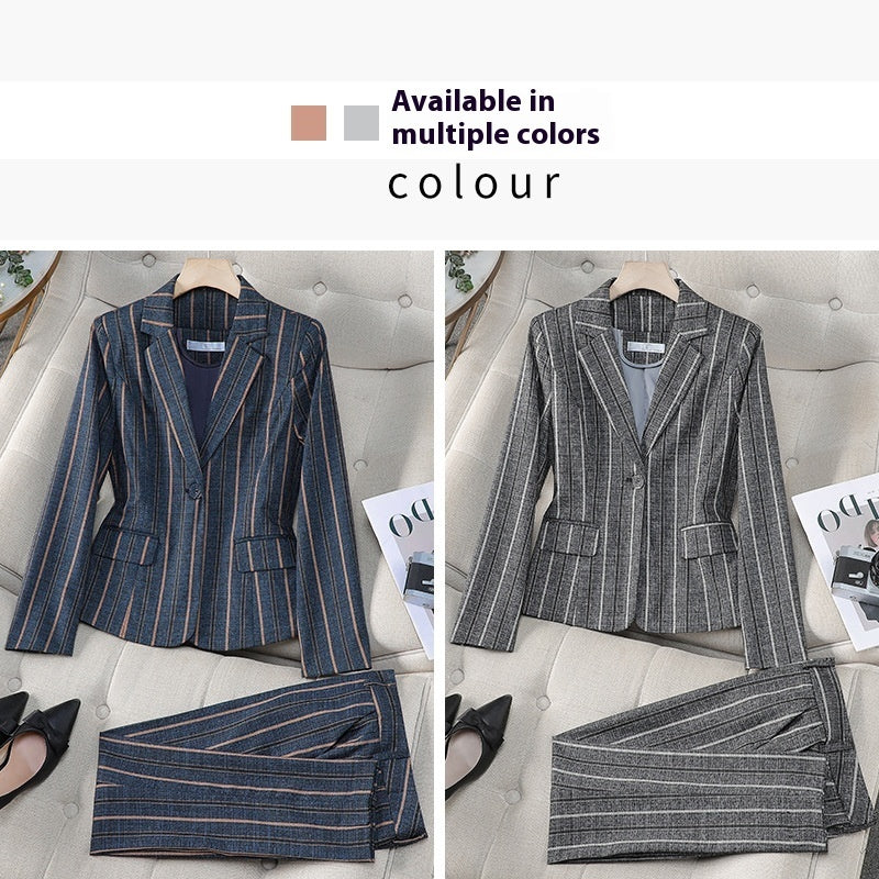 Completo da donna primaverile e autunnale, elegante, retrò, casual,di alta qualità