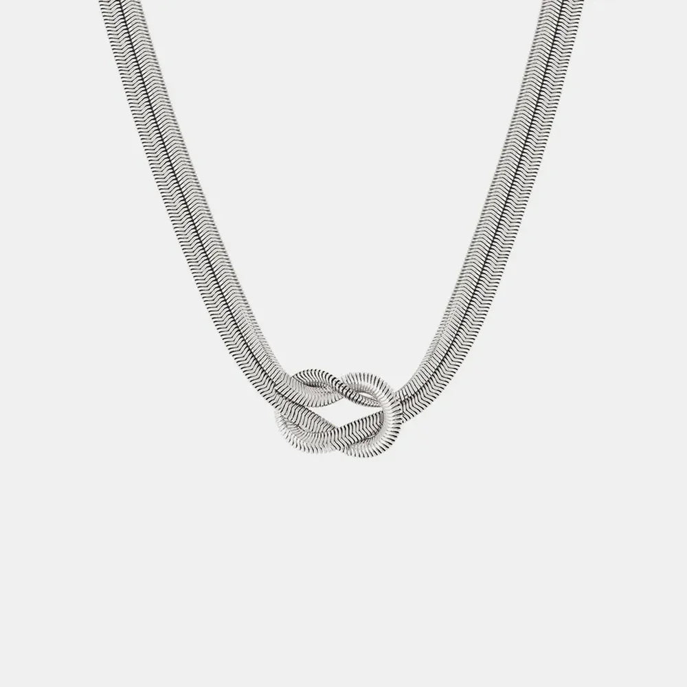 Titanium Steel Knot Necklace - VAleG