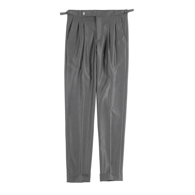 Thin Draping Belt Casual Pants Trendy Men's Suit Pants - VAleG