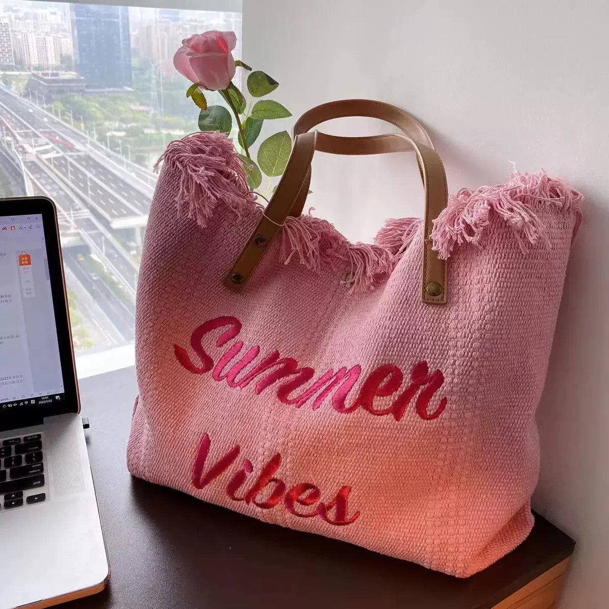 Beach Bag Travel Tote Fashion - VAleG