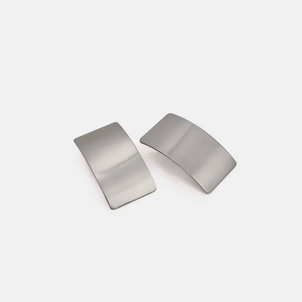 Stainless Steel Rectangle Earring - VAleG