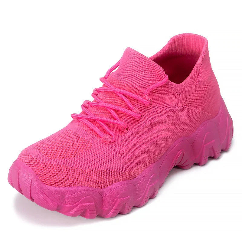 Women's Lace-up Flying Woven Shoes Fashion Trend - VAleG