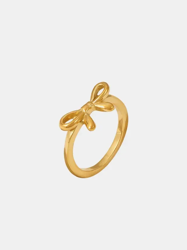 Stainless Steel Bow Ring - VAleG