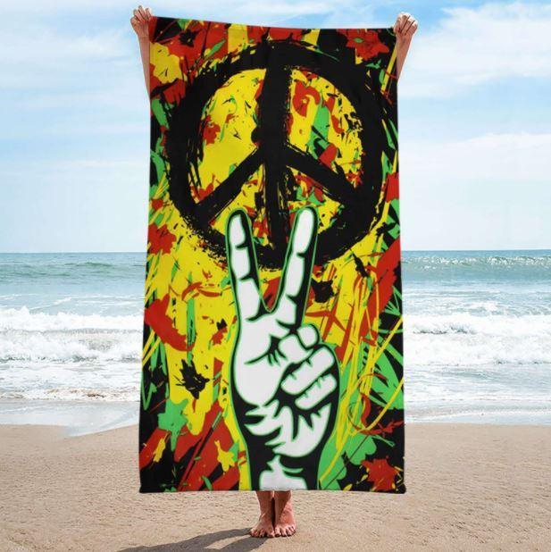 Fashion Microfiber Digital Print Beach Towel - VAleG