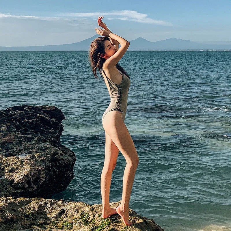 Retro triangle swimsuit - VAleG