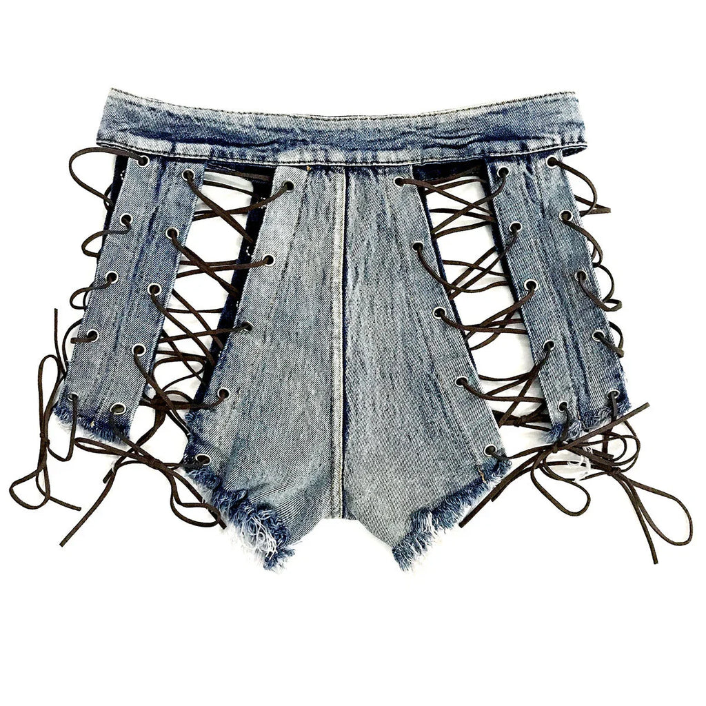 Women's Denim Shorts hot pants - VAleG
