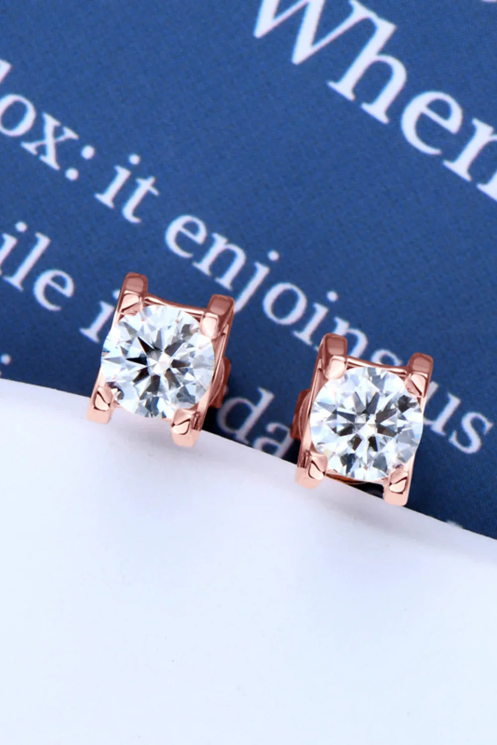 Moissanite 925 Sterling Silver Stud Earrings - VAleG