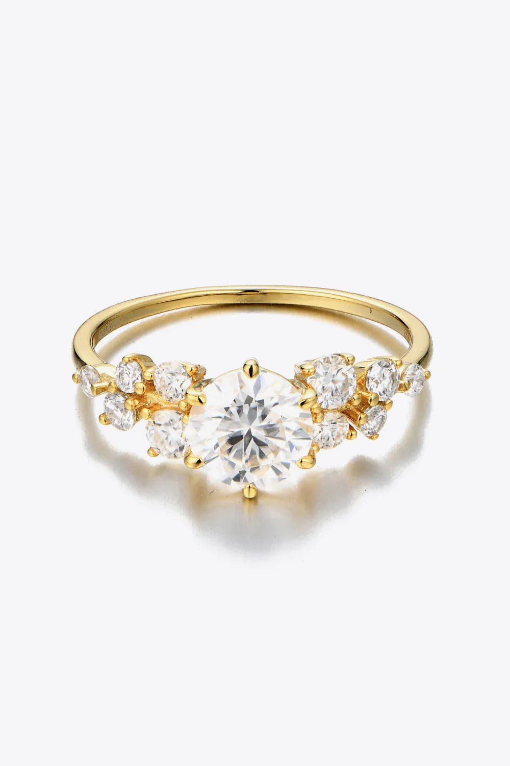 1 Carat Moissanite 925 Sterling Silver Ring - VAleG