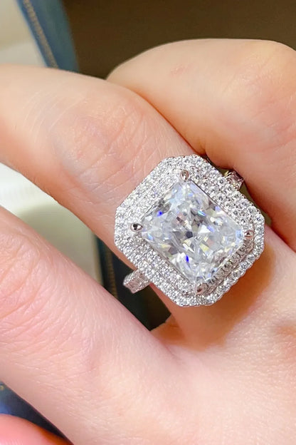 2 Carat Moissanite 925 Sterling Silver Ring - VAleG