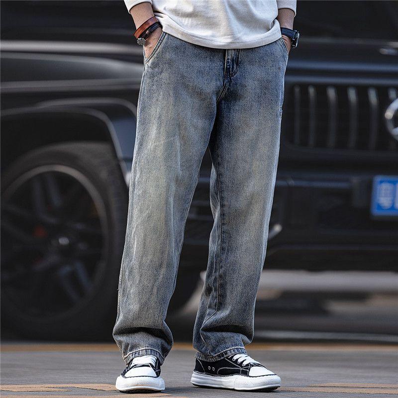 Men's Retro Simple Casual Wide-leg Pants - VAleG
