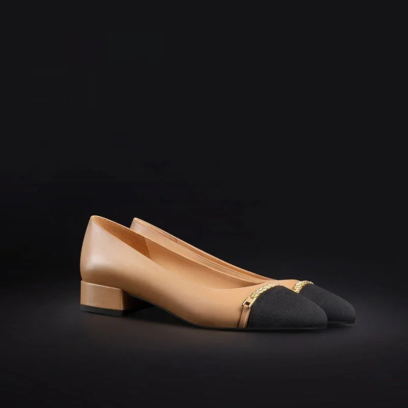 Plus Size Spring And Autumn Leather Soft Bottom Women's Shoes - VAleG
