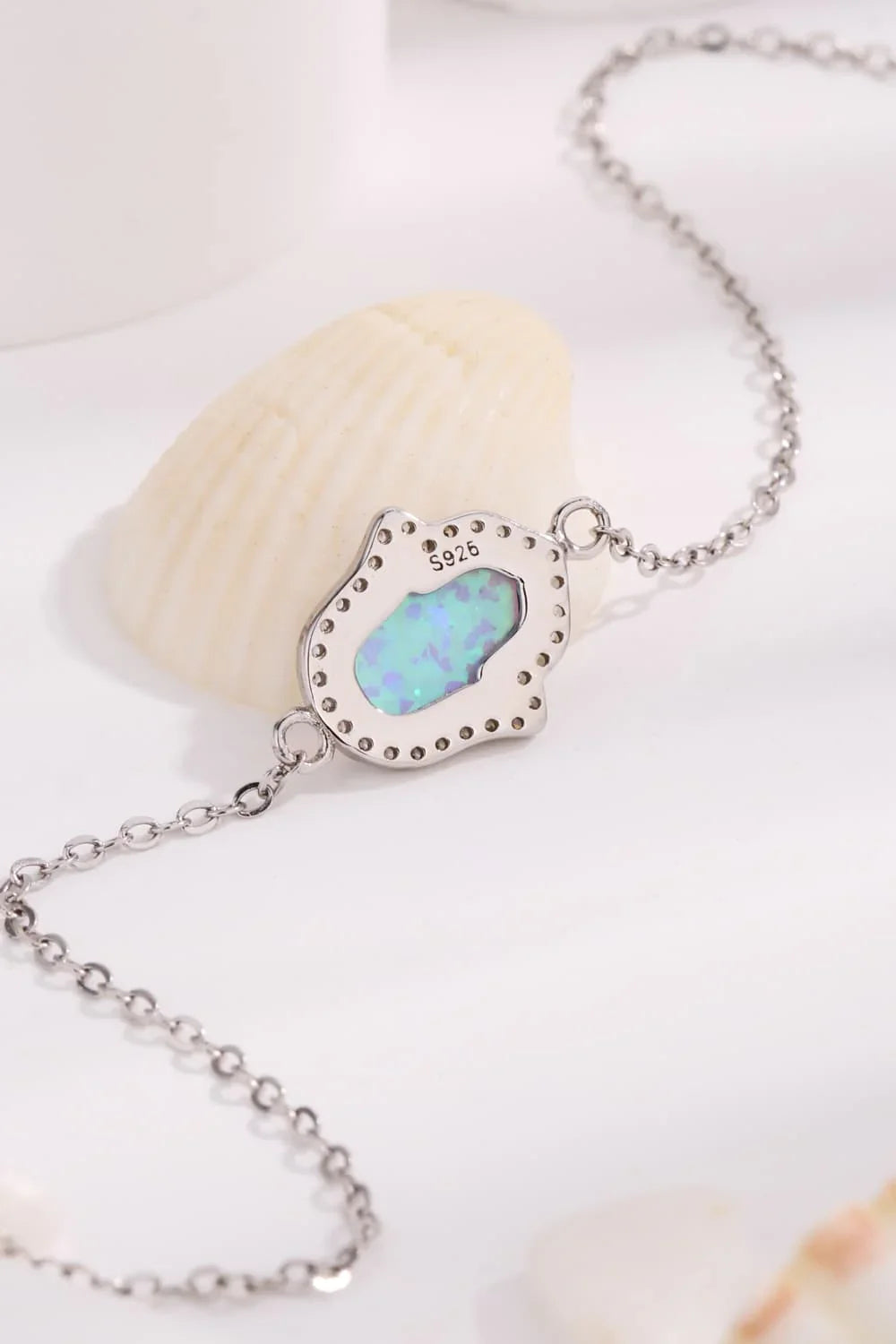 Opal 925 Sterling Silver Bracelet - VAleG