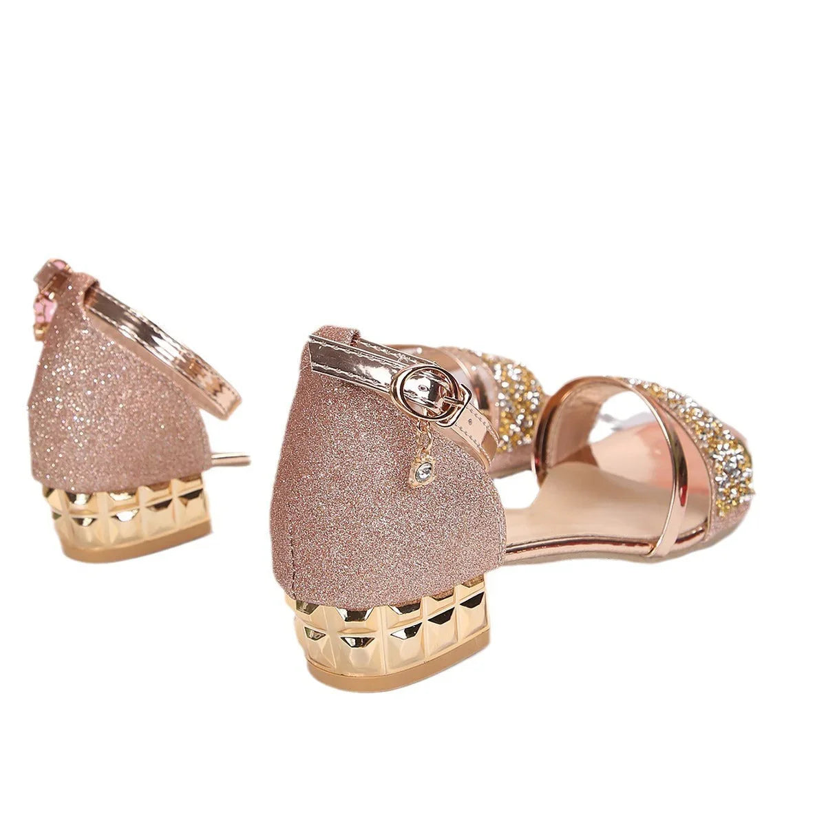 Women's Sandals In Plus Size With Exposed Toes - VAleG