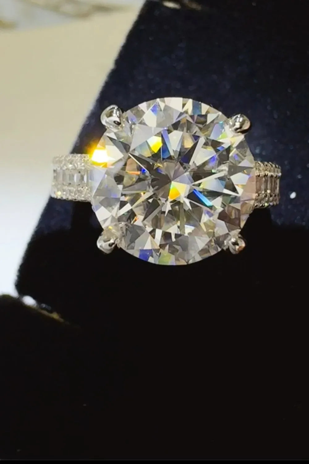 5 Carat Moissanite 925 Sterling Silver Ring - VAleG