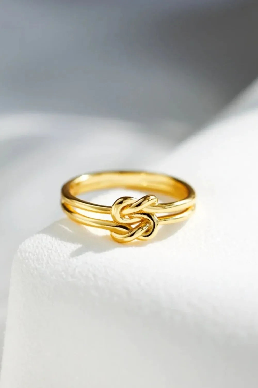 925 Sterling Silver Knotted Ring - VAleG
