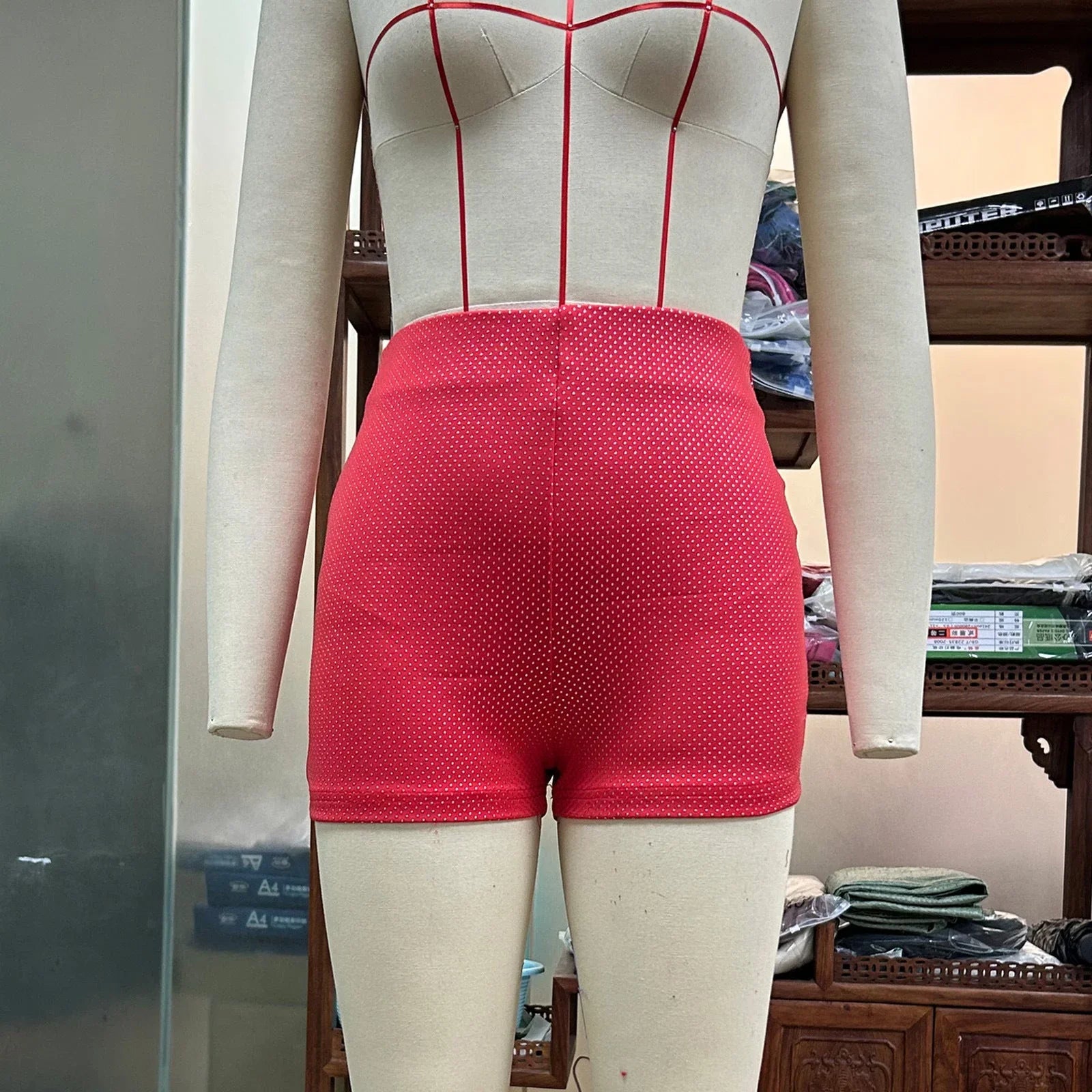 Shiny Shorts Tight Pants Hot Girl - VAleG