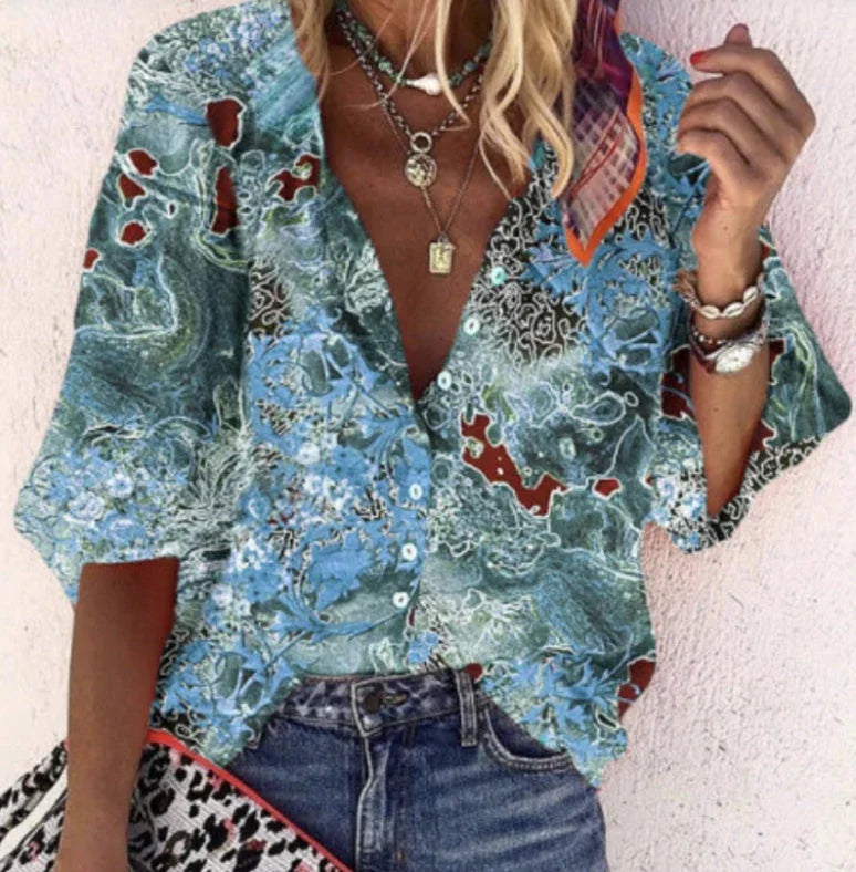 Very comfortable retro top - VAleG