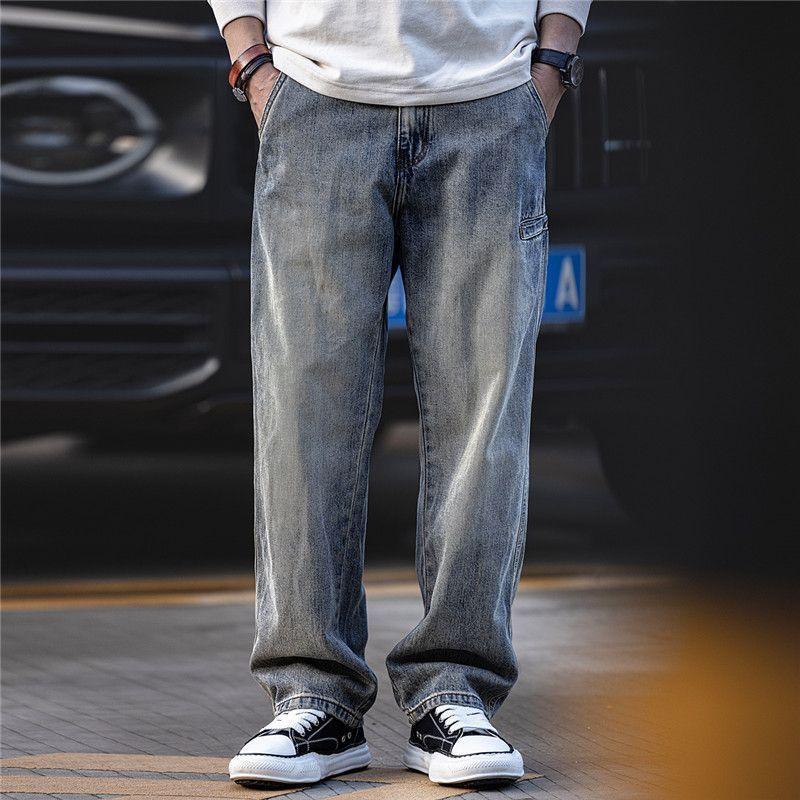 Men's Retro Simple Casual Wide-leg Pants - VAleG
