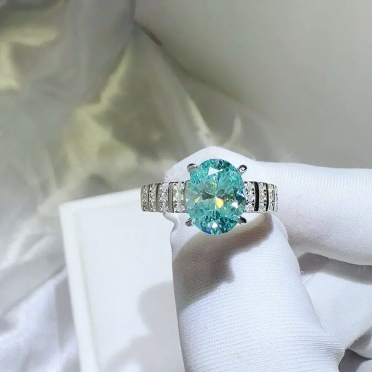 2 Carat Moissanite 925 Sterling Silver Ring - VAleG