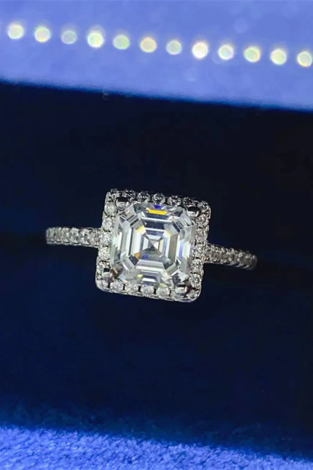 2 Carat Moissanite 925 Sterling Silver Ring - VAleG