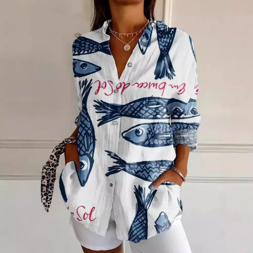 New Women's Summer Animal Pattern 3D Printed Shirt - VAleG