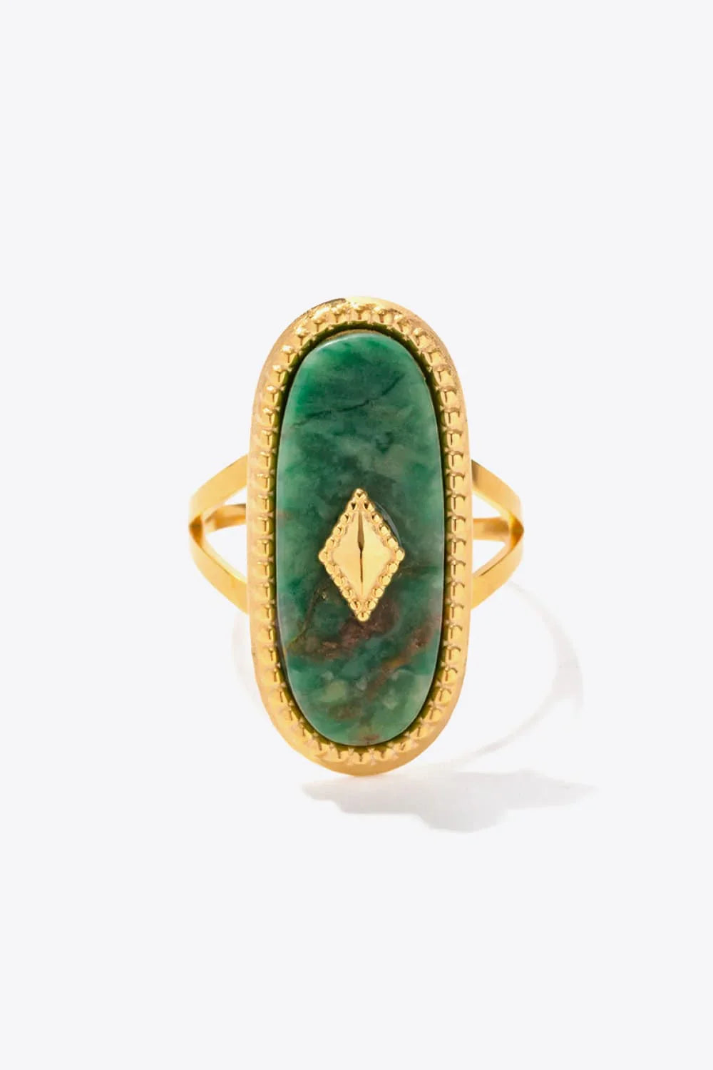 Natural Stone Copper Ring - VAleG