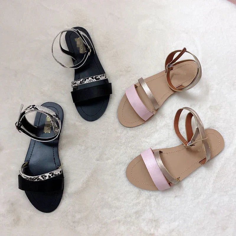 Summer women's slippers beach flat shoes - VAleG