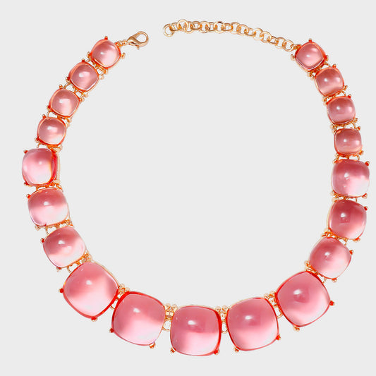 Alloy & Rhinestone Necklace - VAleG