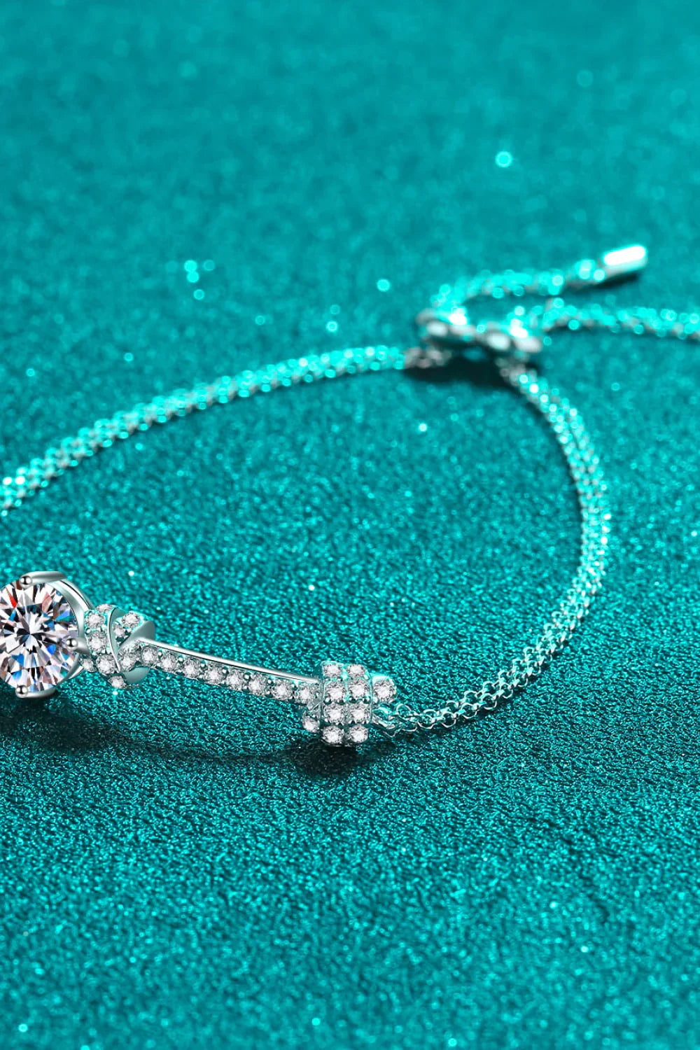 2 Carat Moissanite 925 Sterling Silver Bracelet - VAleG