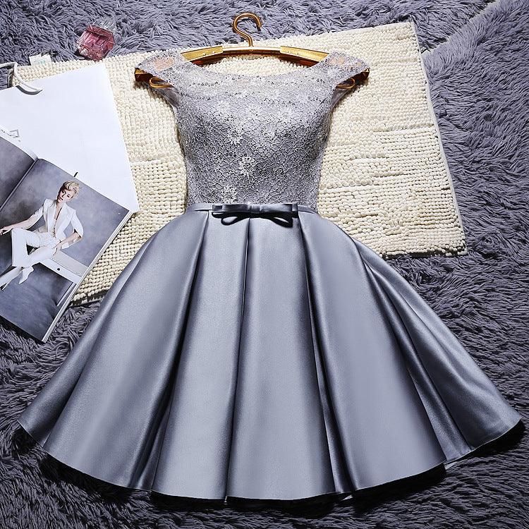 Bridesmaid Dress New Korean Version Of Girlfriends Dress Sister Group Party Dress Dress Slim Dress Red Toast Clothing - VAleG