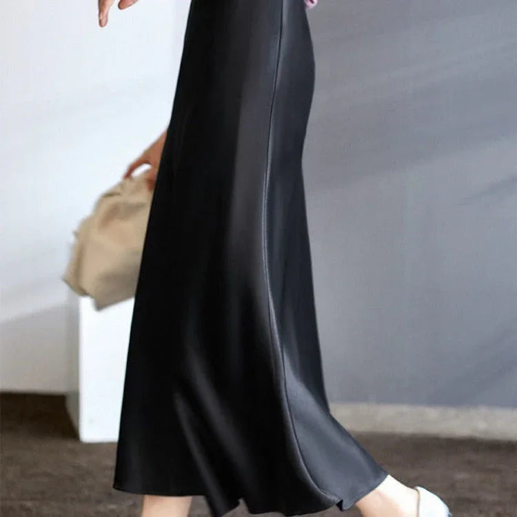 Cold Style French Style Solid Color Skirt Women's Clothing - VAleG