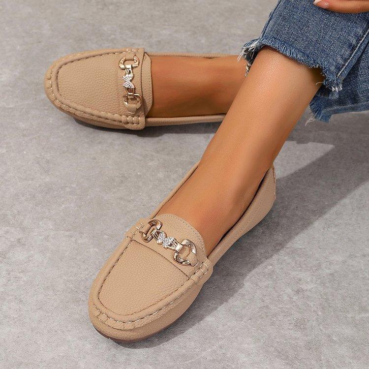 New Spring And Autumn Flat Bottom Slip-on Versatile Soft Bottom Comfortable Shallow Mouth Pumps - VAleG