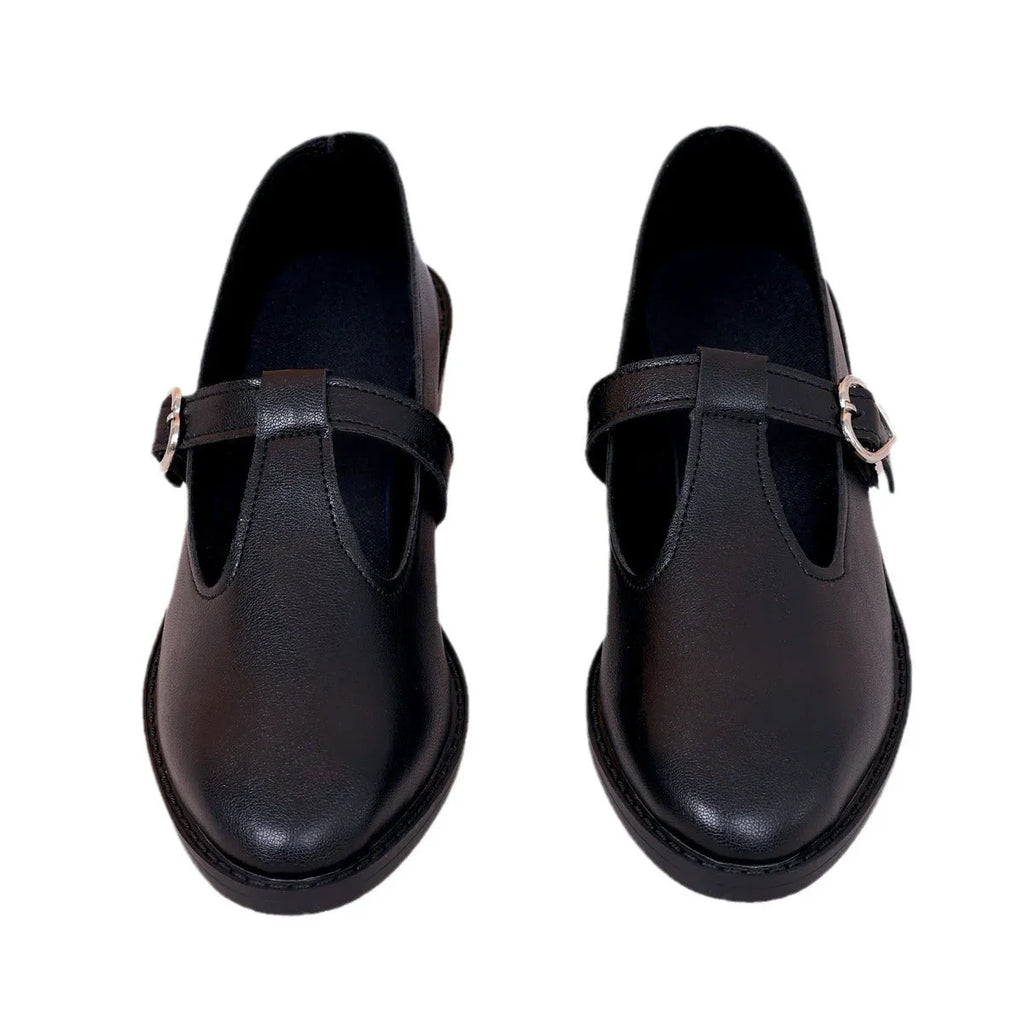 Women's Vintage Mary Jane Leather Shoes - VAleG