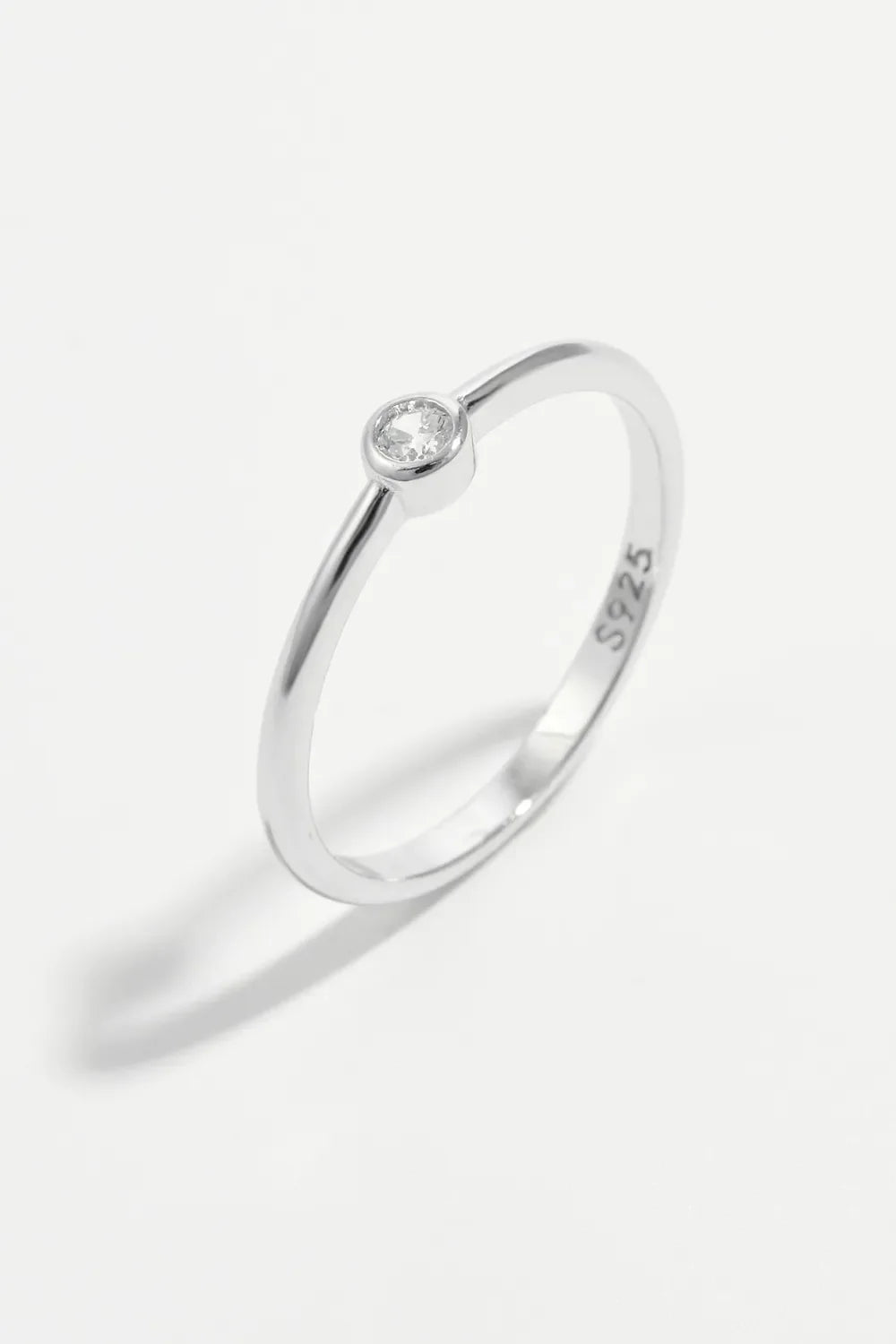 925 Sterling Silver Inland Zircon Ring - VAleG