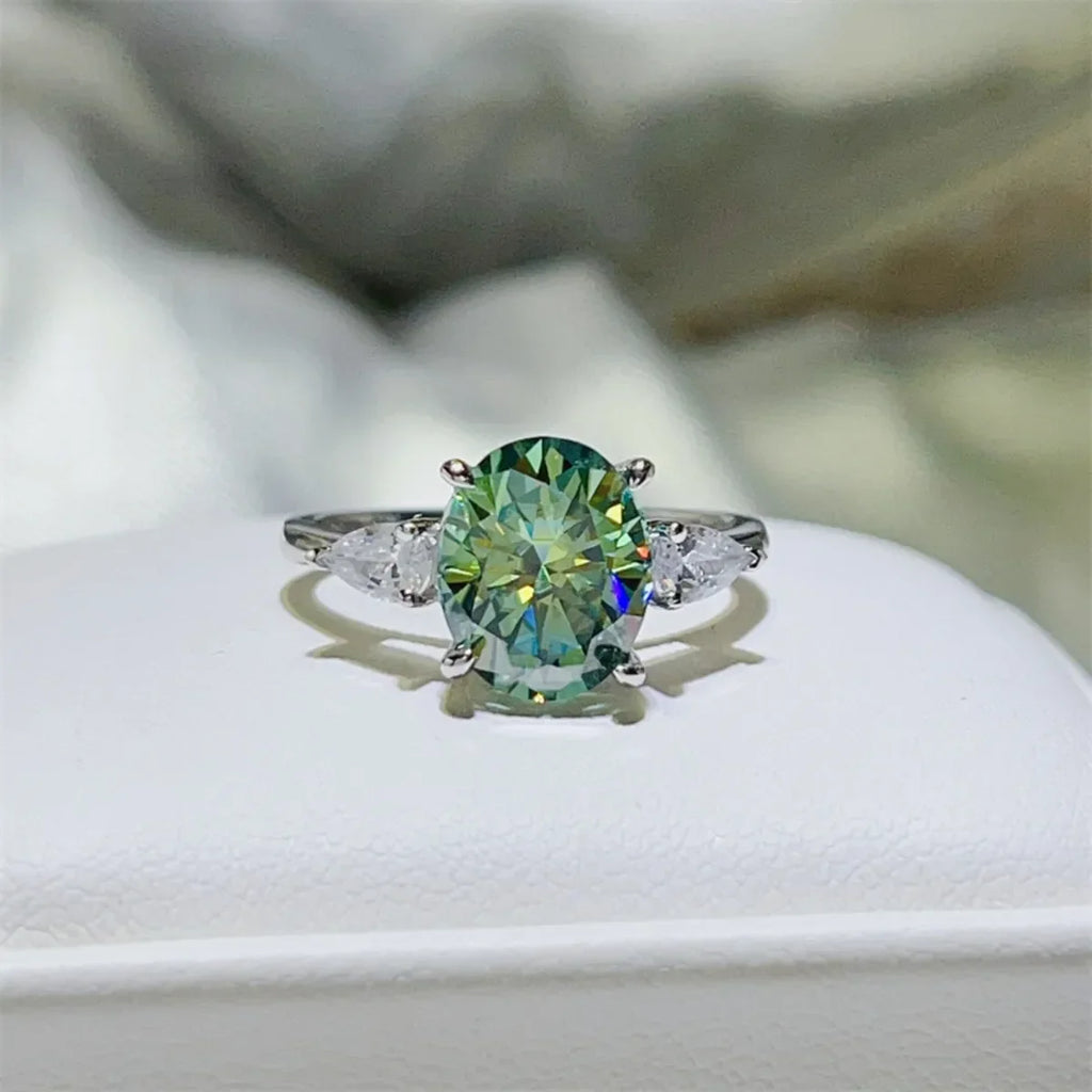 3 Carat Moissanite 925 Sterling Silver Ring - VAleG