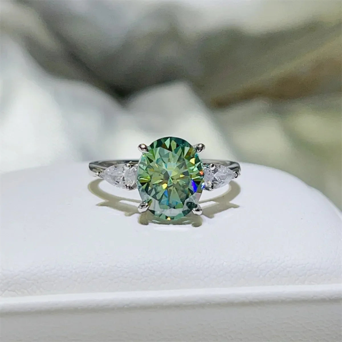 3 Carat Moissanite 925 Sterling Silver Ring - VAleG