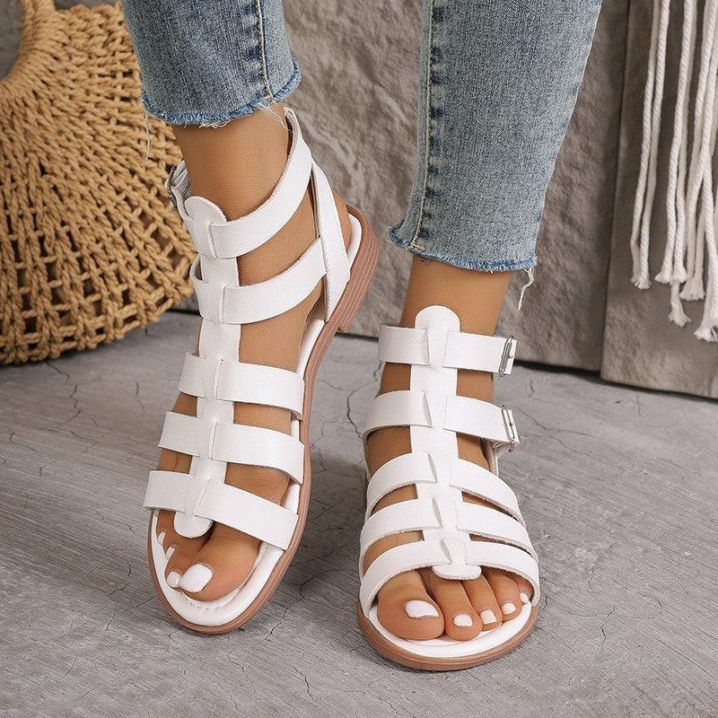 Women's Casual Thick Heel Non-slip Hollow Sandals - VAleG