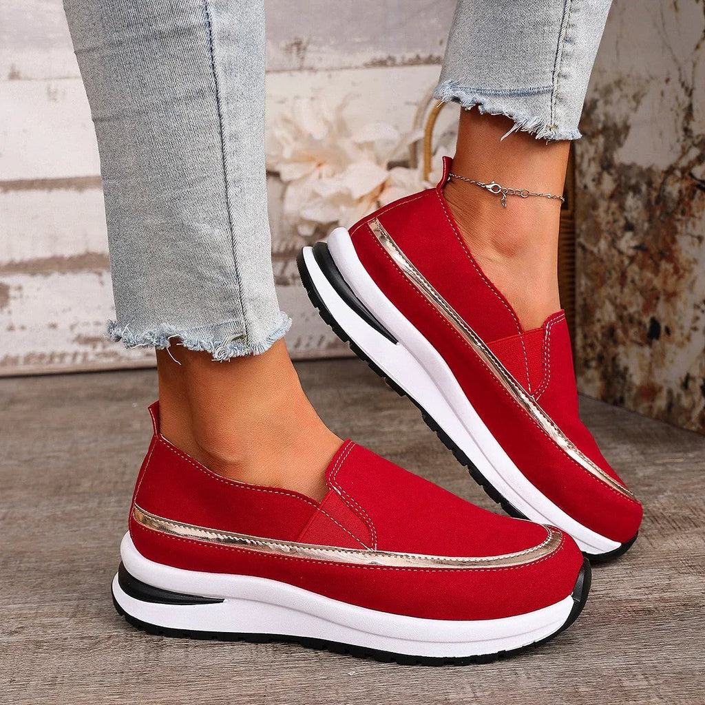 Autumn And Winter New Platform Soft Leather Soft Bottom Women's Shoes - VAleG