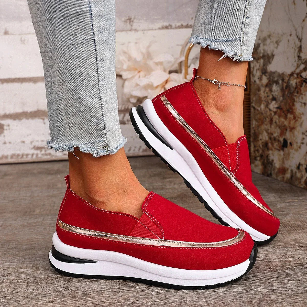 Autumn And Winter New Platform Soft Leather Soft Bottom Women's Shoes - VAleG