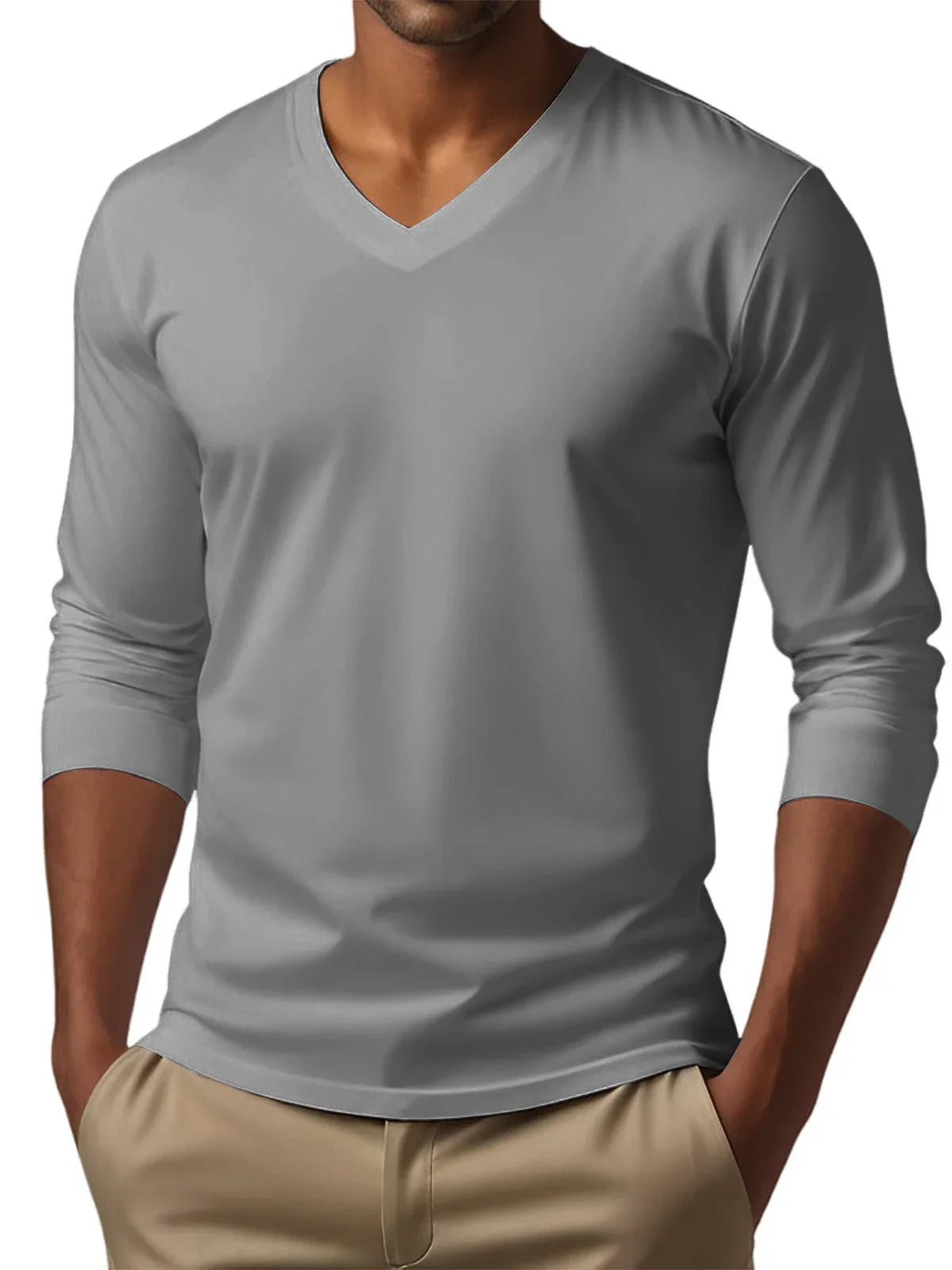 Men's Digital Printing Men's Versatile Long Sleeve - VAleG