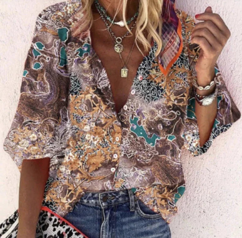 Very comfortable retro top - VAleG