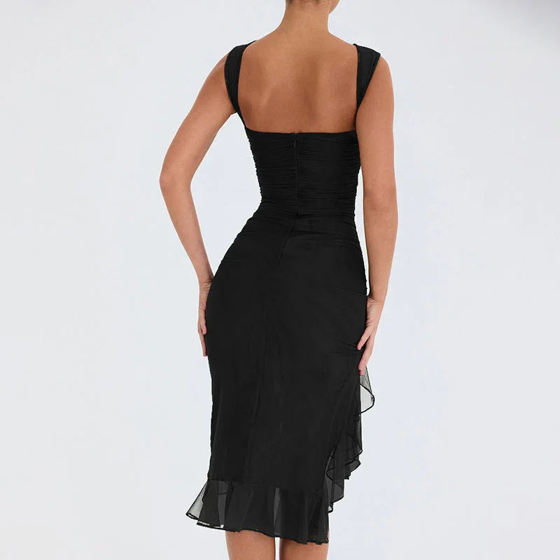 Summer Slim Skinny Sleeveless Dress For Women Fashion Party Club Dresses - VAleG