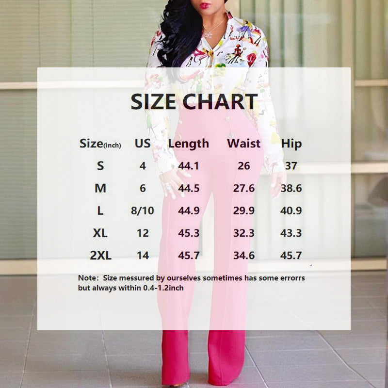 Pantaloni svasati per abbigliamento casual e formale