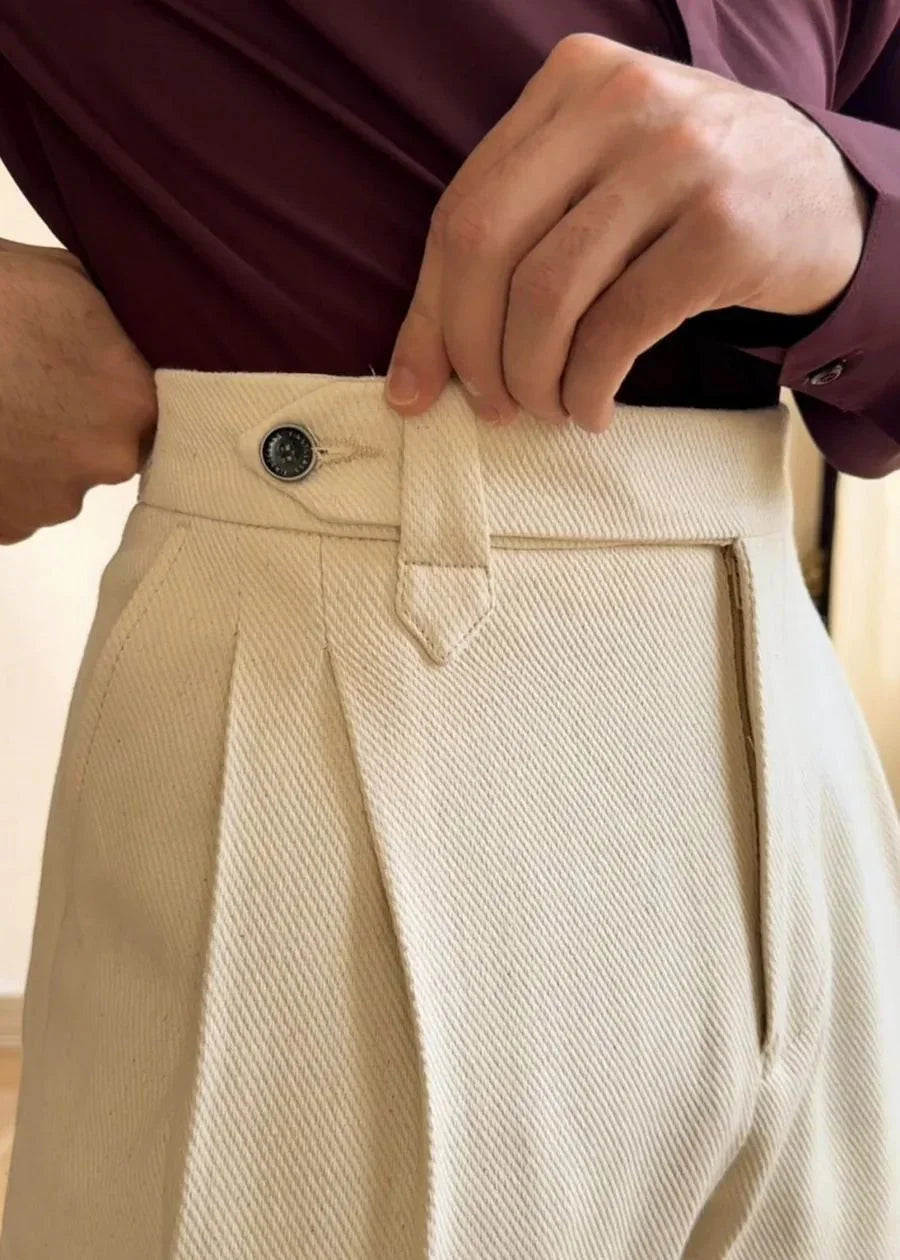 High Waist Slim Fit Business Casual Trousers - VAleG