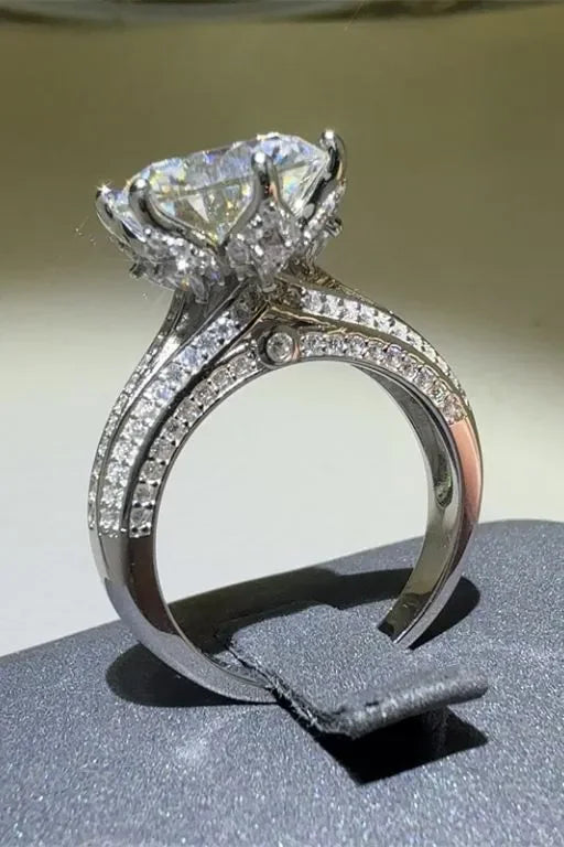 5 Carat Moissanite 925 Sterling Silver Ring - VAleG