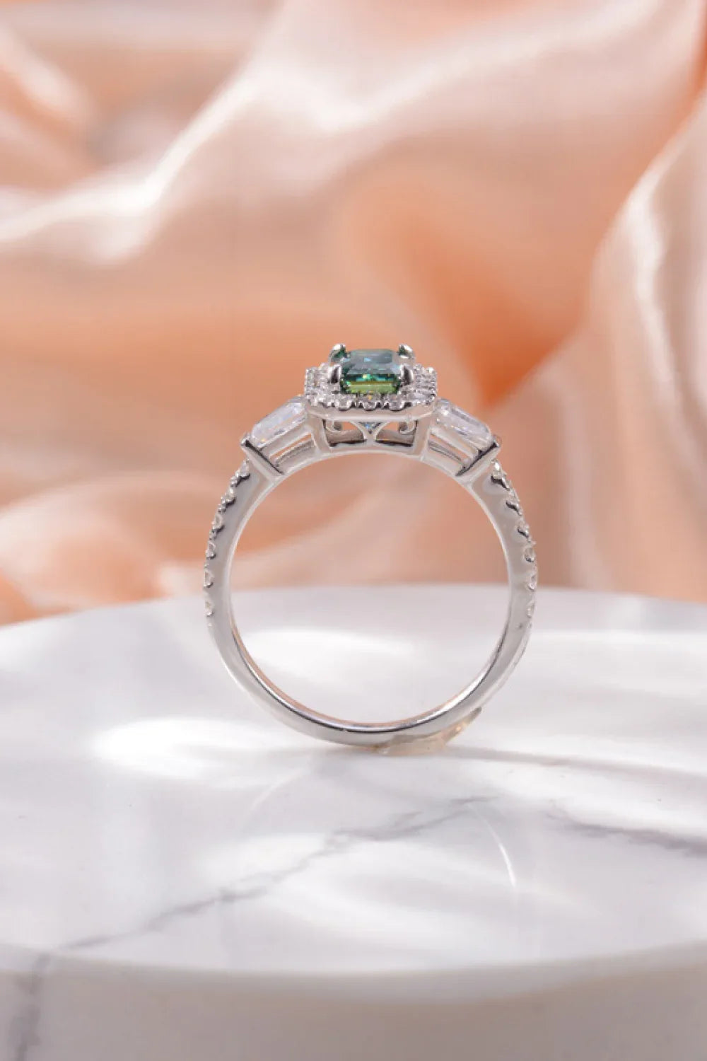 1 Carat Moissanite 925 Sterling Silver Ring - VAleG