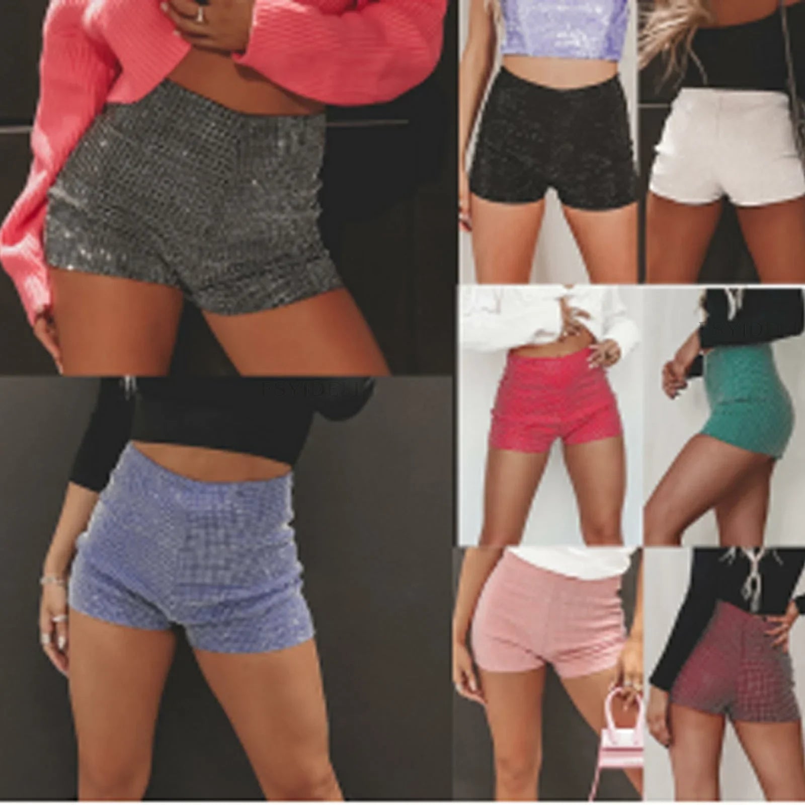 Shiny Shorts Tight Pants Hot Girl - VAleG