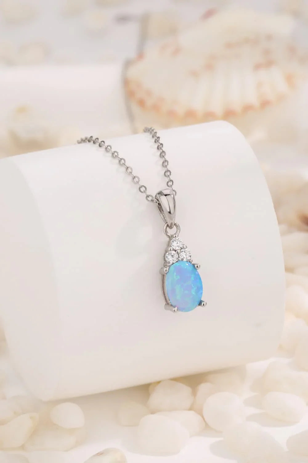 Find Your Center Opal Pendant Necklace - VAleG