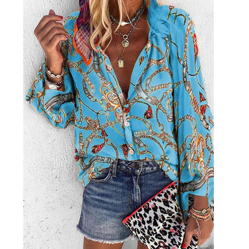 Long Sleeve Casual Women's Shirt - VAleG